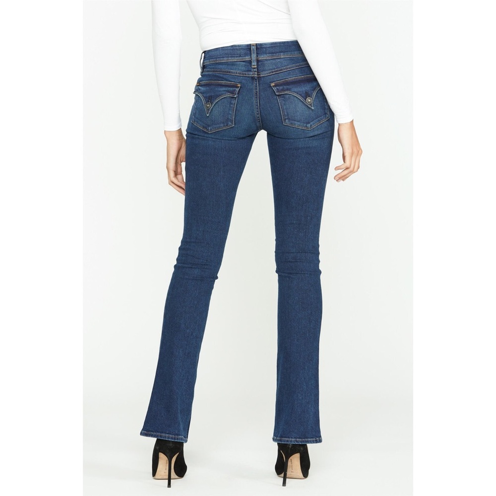 Hudson Mid-Rise Baby Bootcut Jean size 32 dark wash - Picture 2 of 14
